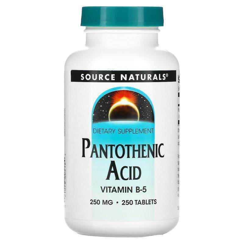 Source Naturals 泛酸维生素B5促进代谢