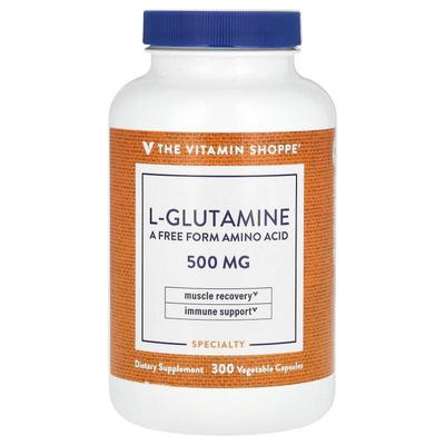 The Vitamin Shoppe,L-Glutamine, 500 mg, 300 Vegetable Capsul