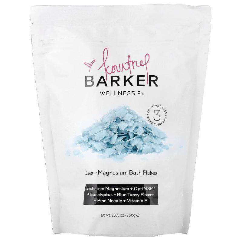 Barker Wellness Co,Calm, Magnesium Bath Flakes, 26.5 oz (750