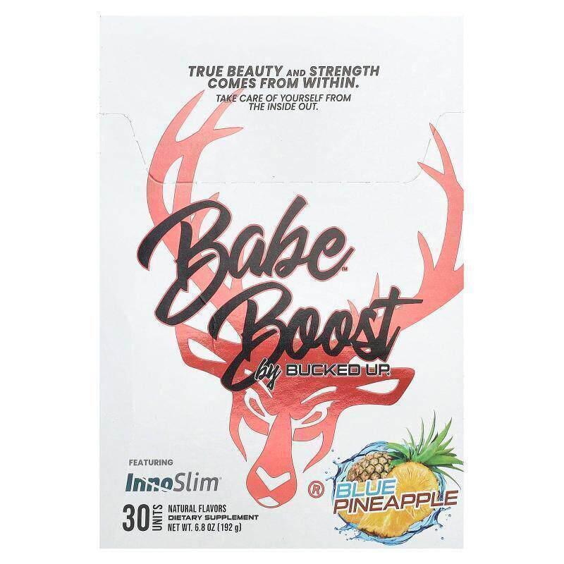 Bucked Up,Babe Boost, Blue Pineapple, 30 Packets, 0.2 oz (6.