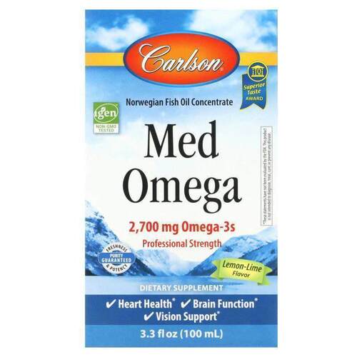 Carlson,Med Omega，柠檬风味