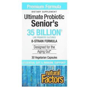 Natural Factors,Ultimate Probiotic Senior's, 35 Billion CFU