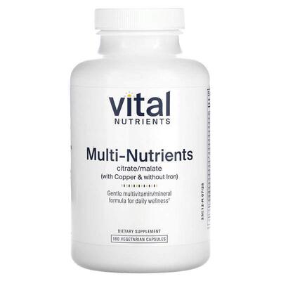 Vital Nutrients,Multi-Nutrients Citrate/Malate