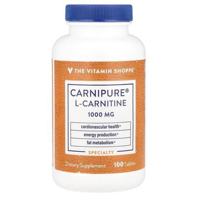The Vitamin Shoppe,Carnipure® L-肉碱，1000 毫克，100 片