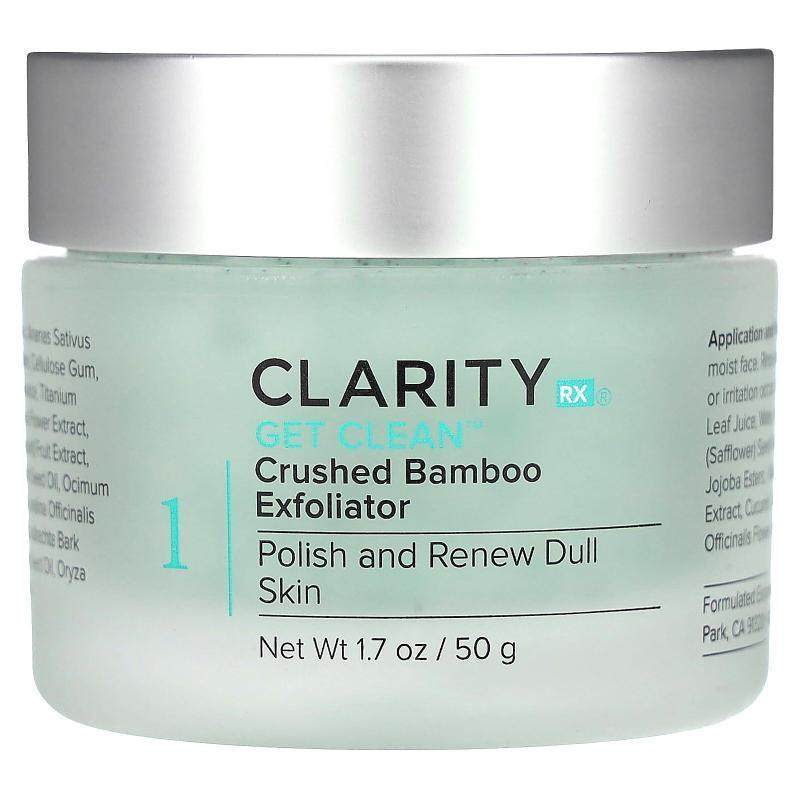 ClarityRx,Get Clean，竹屑磨砂膏，1.7 盎司（50 克）