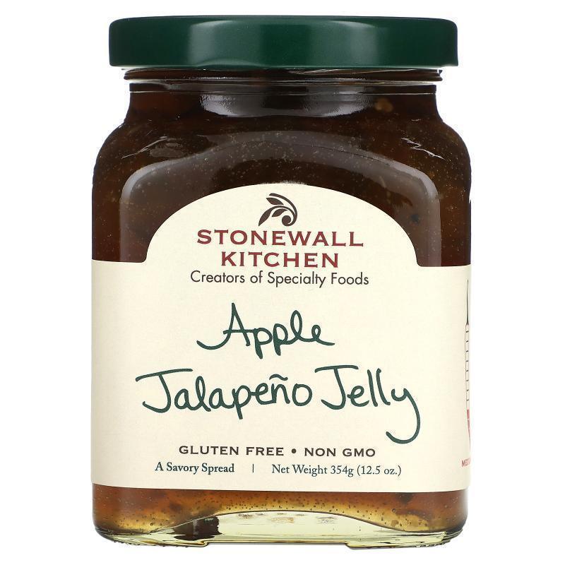 Stonewall Kitchen,Apple Jalapeno Jelly, Medium , 12.5 oz (35