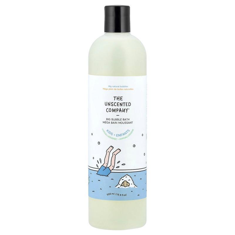 The Unscented Company,Kids, Big Bubble Bath, Fragrance Free,