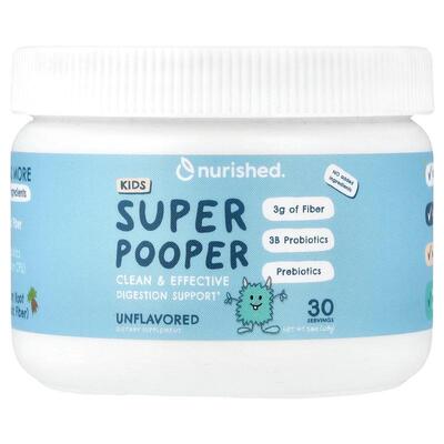 Nurished,Kids, Super Pooper, Unflavored, 3.8 oz (108 g)