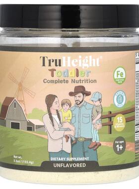 TruHeight,Toddler Complete Nutrition, Ages 1+, Unflavored, 5