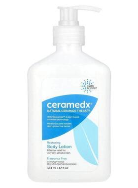 Ceramedx,修护身体乳液，无香料，12液量盎司（354毫升）