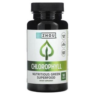 Zhou Nutrition,Chlorophyll, 90 Tablets