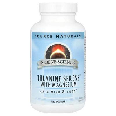 源美,Theanine Serene® 含镁，120 片