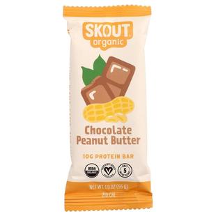 Skout Organic,Protein Bar, Chocolate Peanut Butter, 1.9 oz (