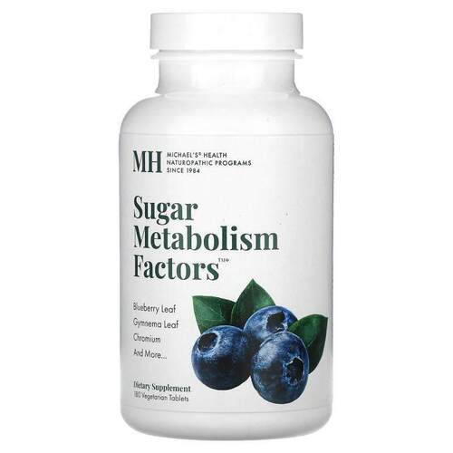 Michael's Naturopathic,糖/葡萄糖代谢素，180素食片