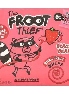 The Froot Thief,水果条，草莓，5 包，每包 0.7 盎司（20 克）