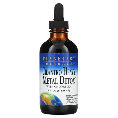 Planetary Herbals,小球藻芫荽叶重金属清体配方，4 液量盎司（11