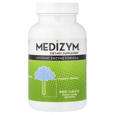 Naturally Vitamins,Medizym，全身酶配方肠溶包衣片，200片