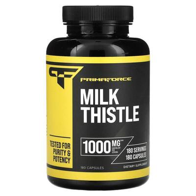 Primaforce,Milk Thistle, 1,000 mg, 180 Capsules