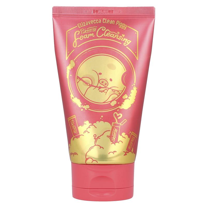 伊丽莎白,Clean Piggy Pink Energy Foam Cleansing