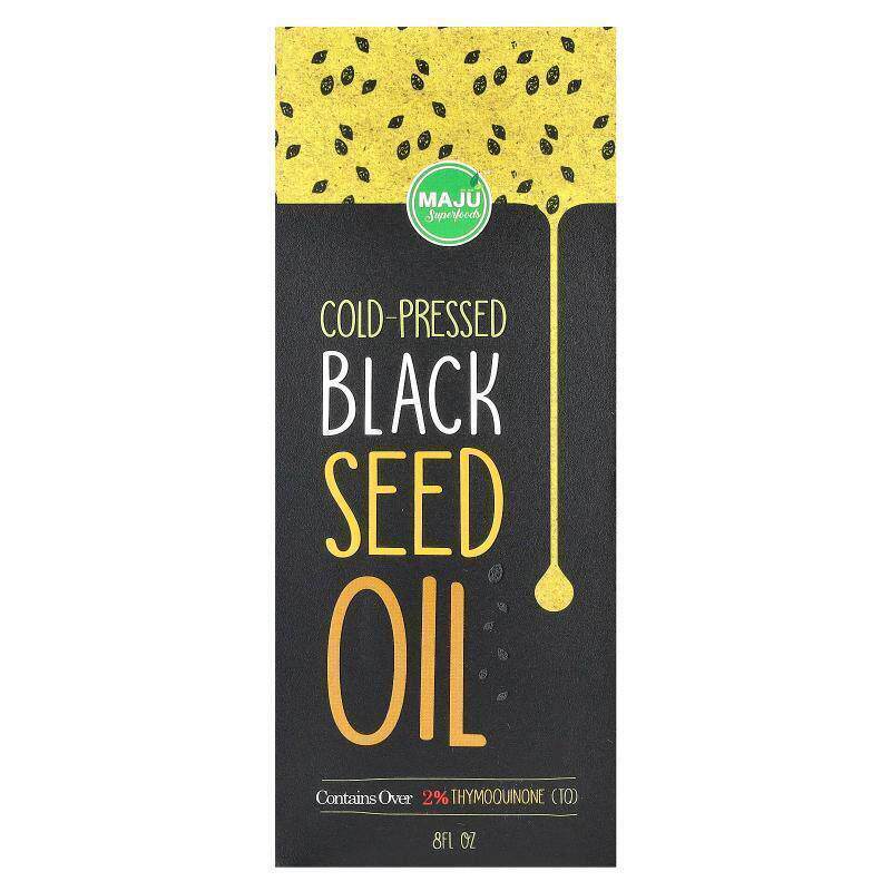 Maju Superfoods,冷榨黑籽油，8 液量盎司