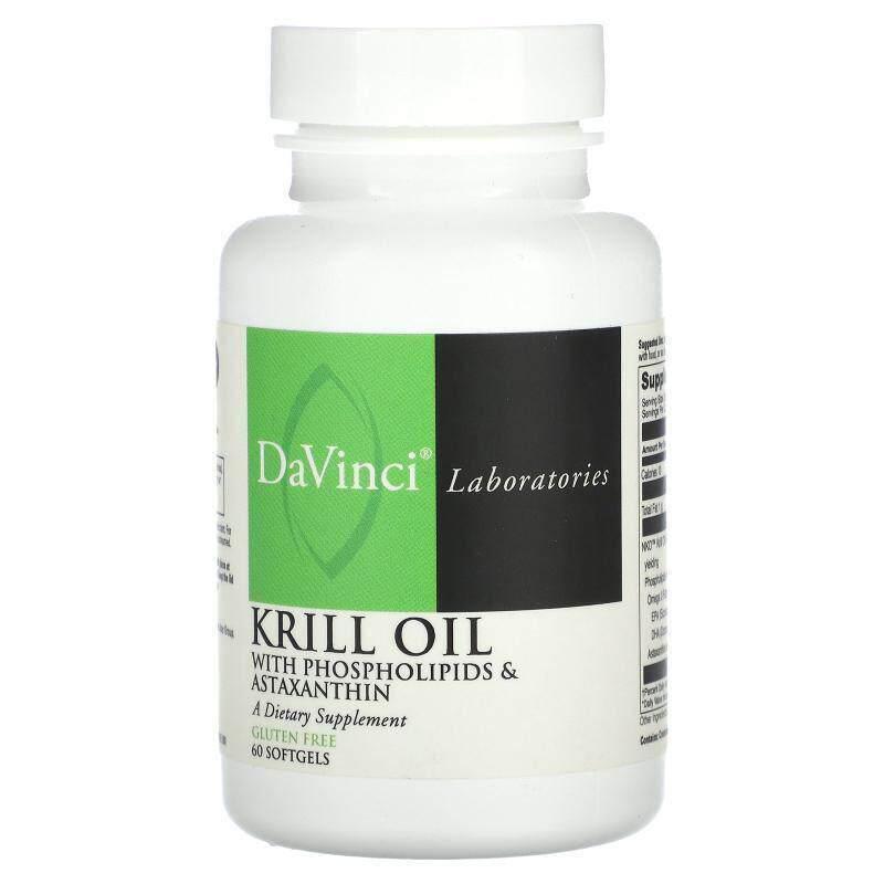 DaVinci Laboratories of Vermont,Krill Oil, 60 Softgels图片