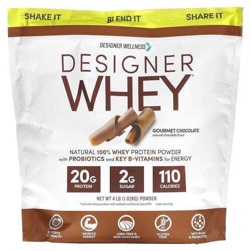Designer Protein,Designer Whey, Natural 100% Whey Protein Po