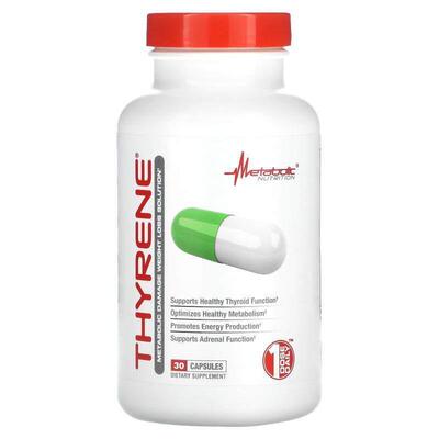 Metabolic Nutrition,Thyrene，代谢损伤解决方案，30粒胶囊