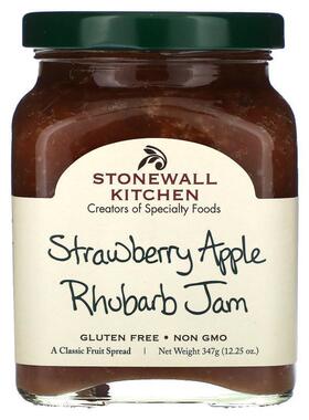 Stonewall Kitchen,Strawberry Apple Rhubarb Jam, 12.25 oz (34