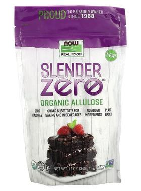 诺奥,Slender Zero，有机阿洛酮糖，12 盎司（340 克）