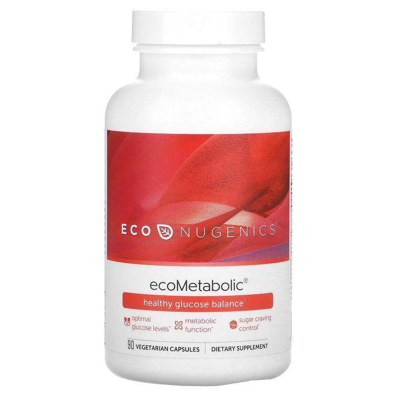 Econugenics,ecoMetabolic, Healthy Glucose Balance, 90 Vegeta