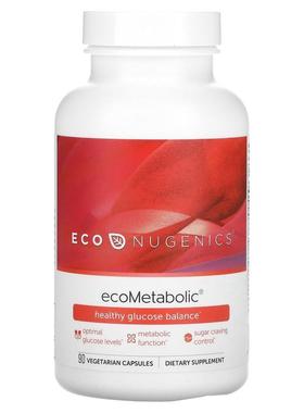 Econugenics,ecoMetabolic, Healthy Glucose Balance, 90 Vegeta