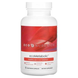Econugenics,ecoMetabolic, Healthy Glucose Balance, 90 Vegeta