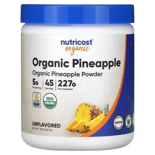 Nutricost,Organic Pineapple Powder, Unflavored, 8 oz (227 g)