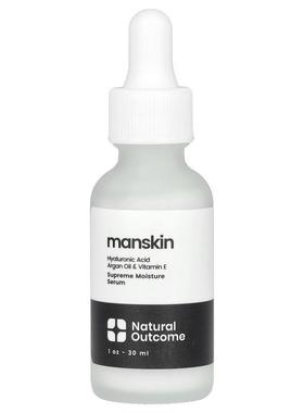 Natural Outcome,Man Skin, Supreme Moisture Serum, Fragrance