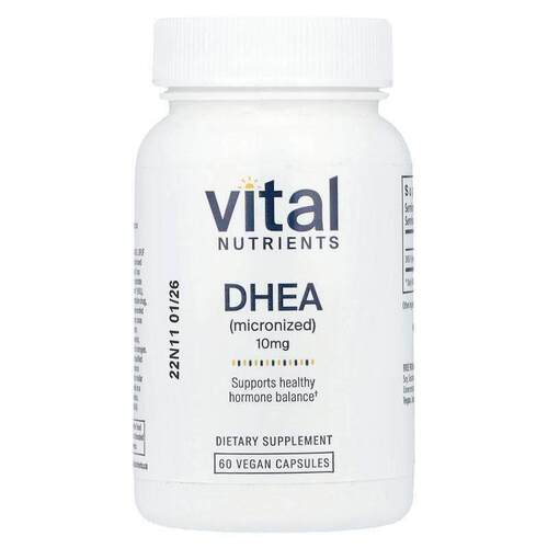 Vital NutrientsDHEA (Micronized)膳食补充剂活力支持能量补充呵