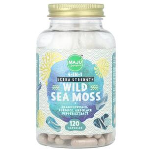 Maju Superfoods,野生海洋苔藓,特强型,120 粒胶囊