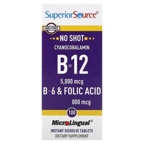 Superior Source,B-12, B-6&nbsp; Folic Acid&nbsp;