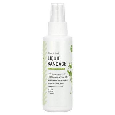 Chew + Heal,Liquid Bandage, For Dogs, 4 fl oz (118 ml)