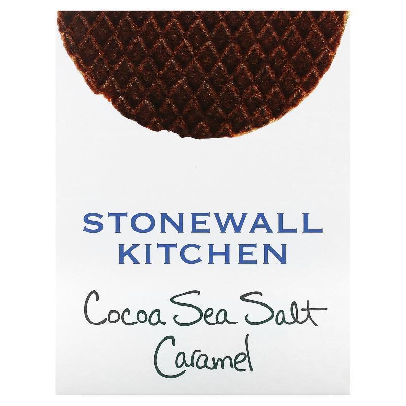 Stonewall Kitchen,Waffle Cookie, Cocoa Sea Salt Caramel, 8 D