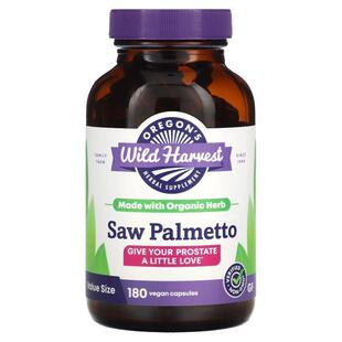 Oregons Wild Harvest,Saw Palmetto, 180 Vegan Capsules