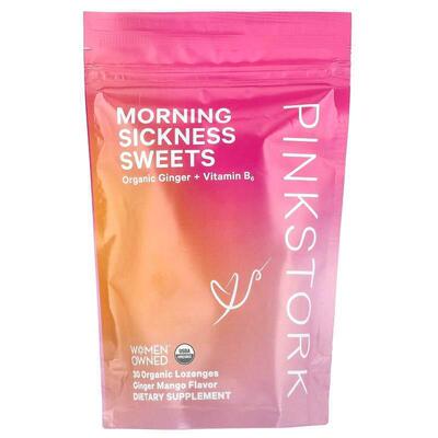 Pink Stork,Morning Sickness Sweets，有机姜 + 维生素 B6、姜，