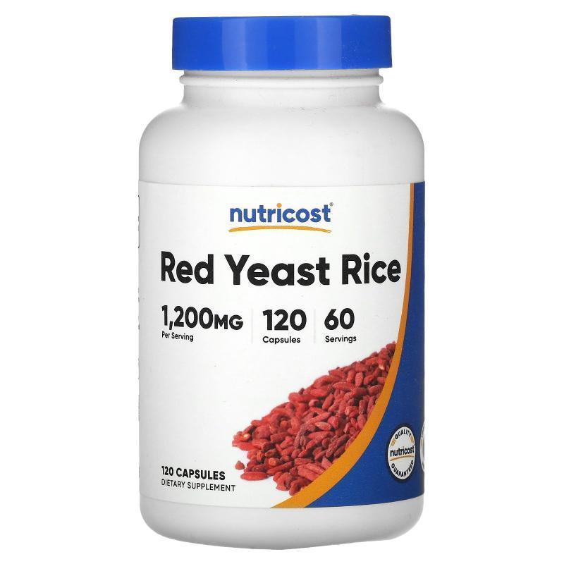Nutricost,Red Yeast Rice, 600 mg, 120 Capsules