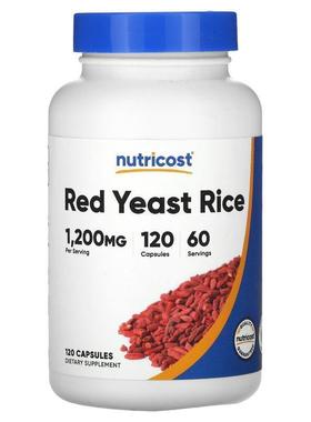 Nutricost,Red Yeast Rice, 600 mg, 120 Capsules