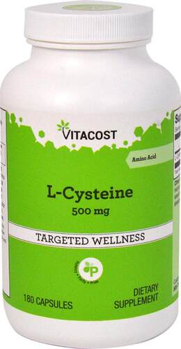 Vitacost,L-Cysteine, 500 mg, 180 Capsules