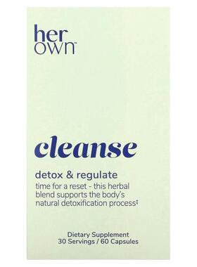 Her Own,Cleanse, Detox &amp;amp;amp;amp; Regulate, 60 Ca