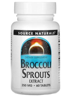 源美,Broccoli Sprouts Extract, 125 mg, 60 Tablets