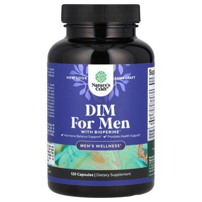 Natures Craft,男性 DIM，含 BioPerine®，120 粒胶囊