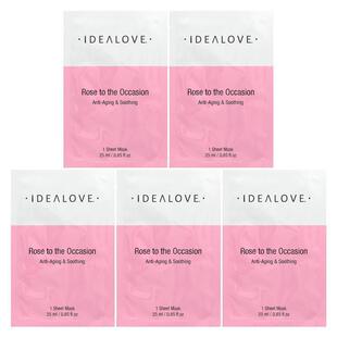 Idealove,What a Glow-Getter，5 片美容面膜