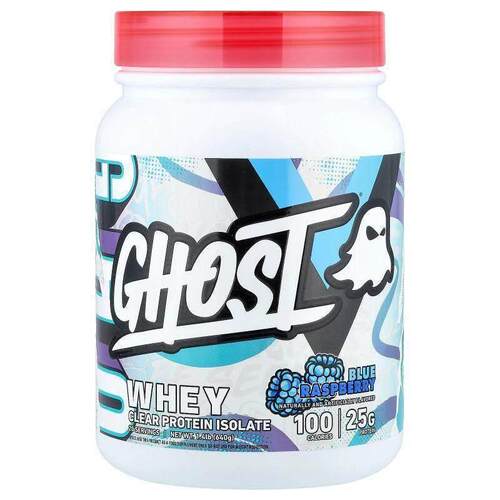 Ghost,Whey, Clear Protein Isolate, Blue Raspberry