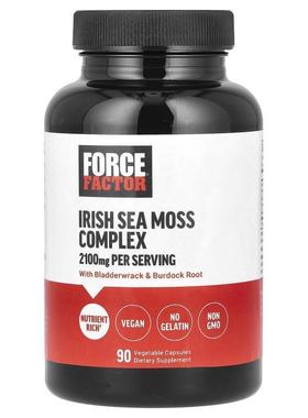 Force Factor,Irish Sea Moss Complex, 2,100 mg, 90 Vegetable